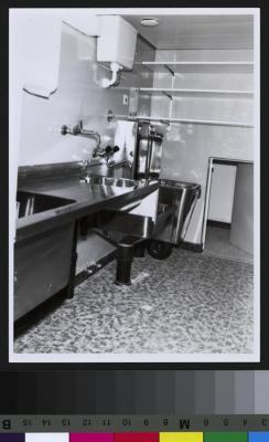 Hôpital cantonal: service des grands brûlés, annexe.