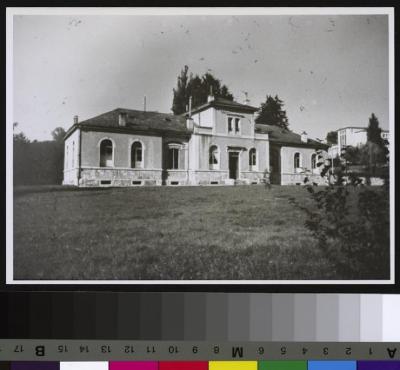 Pavillon d'isolement D (maternité puis centre Anti-Cancéreux): vue extérieure.