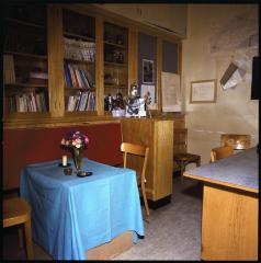 Hôpital cantonal: service d'anesthésie, bureau des anesthésistes.