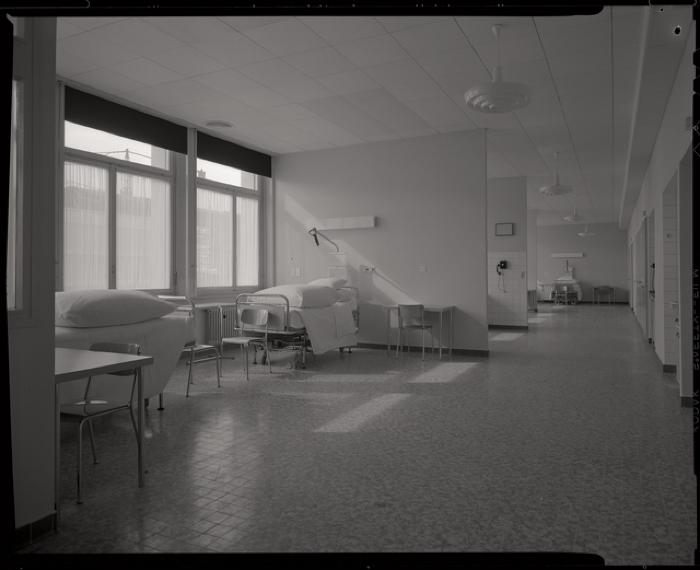 Hôpital Nestlé: chambre.