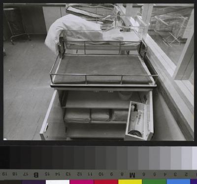 Pavillon des prématurés: salle des couveuses.