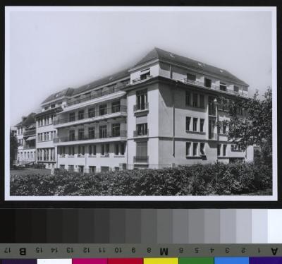 Hôpital orthopédique: façade nord.