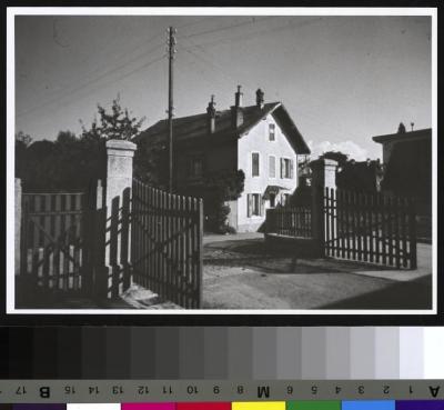 Maison se trouvant sur l'emplacement du CHUV avant la construction de ce dernier.