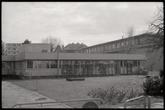 Pavillon des prématurés: vue extérieure de la façade ouest.