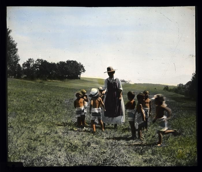 Santé publique: lutte contre la tuberculose (LVT), cure préventive de soleil et de gymnastique de Begnins.