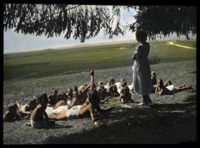 Santé publique: lutte contre la tuberculose (LVT), cure préventive de soleil et de gymnastique de Begnins.