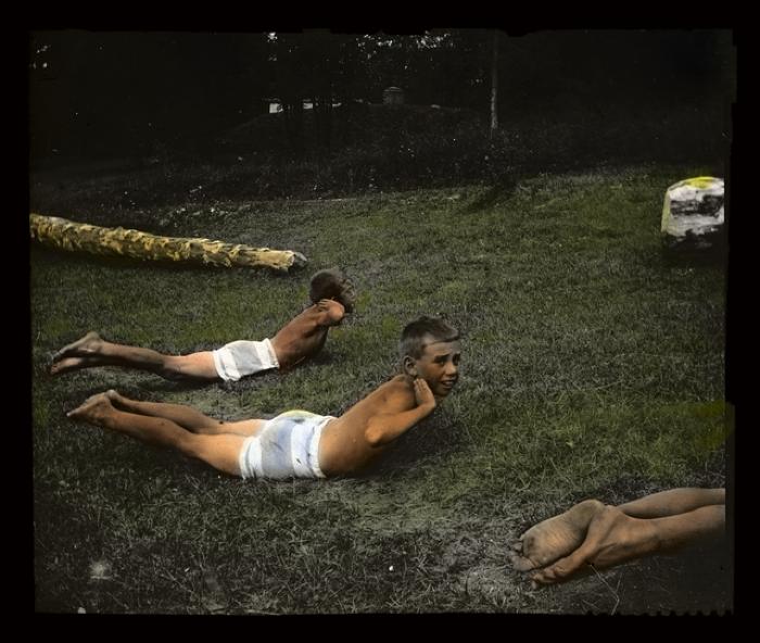 Santé publique: lutte contre la tuberculose (LVT), cure préventive de soleil et de gymnastique de Begnins.