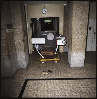 Appareil de radiologie: appareil d'angiographie: nouvelle installation.