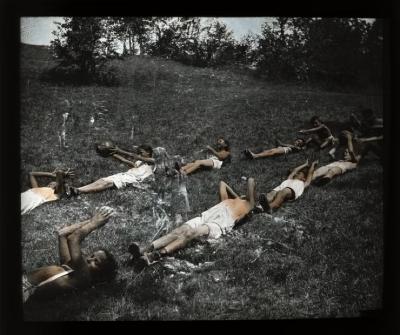 Santé publique: lutte contre la tuberculose (LVT), cure préventive de soleil et de gymnastique de Begnins.