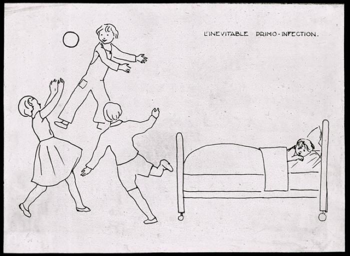 Document pédagogique dédié à l'information du public, dessin.