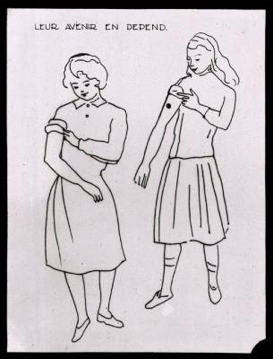 Document pédagogique dédié à l'information du public, dessin.