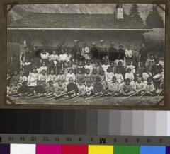 Solalex (colonie de vacances de la section de Bex): enfants posant.