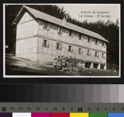 Les participants à la colonie de vacances du Coteau à St.-George.