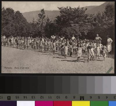 Les participants à une cure d'air à Vallorbe.