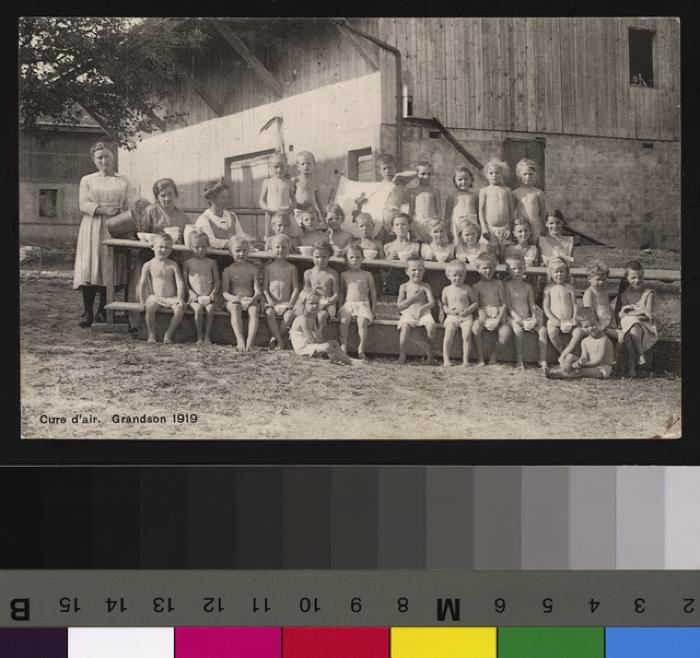 Participants à la Cure d'air de Grandson posant.