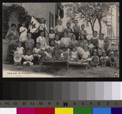 Les participants à la cure d'air de Grandson posant.