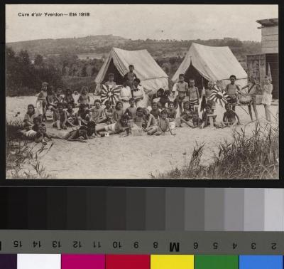 Participants à une cure d'air à Yverdon.
