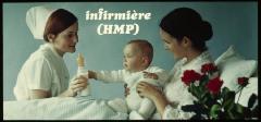 Affiche pour les professions paramédicales: infirmère (HMP).