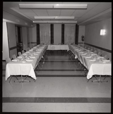 Hôpital cantonal: le réfectoire.