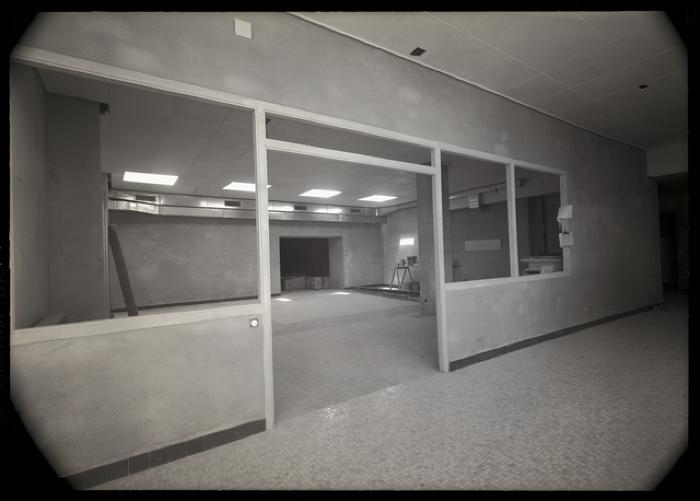 Hôpital cantonal: service de radiologie, locaux Bétatron.