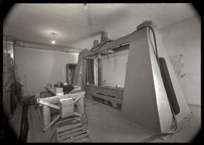 Hôpital cantonal: service de radiologie, locaux Bétatron.