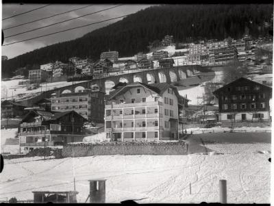 Santé publique: lutte contre la tuberculose (LVT), bâtiment dit Belmont à Leysin.