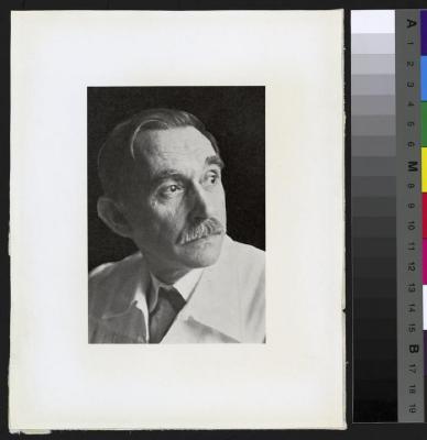 Portrait du Prof. Maurice Jaccottet, pédiatre.