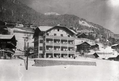 Santé publique: lutte contre la tuberculose (LVT), bâtiment dit Belmont à Leysin.