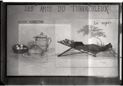 Document pédagogique dédié à l'information du public, exposition itinérante de 1914 (planche).