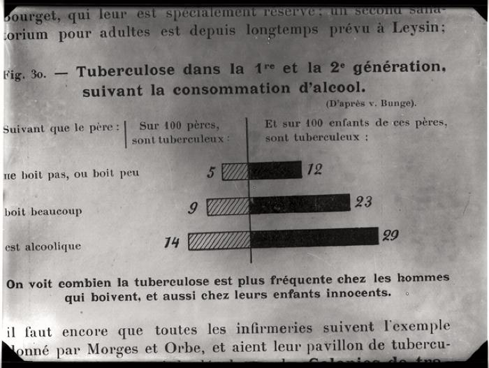 Document pédagogique dédié à l'information du public, statistiques (incidence de la consommation d'alcool).