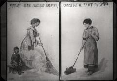 Document pédagogique dédié à l'information du public, exposition itinérante de 1914 (planche).