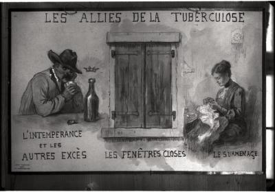 Document pédagogique dédié à l'information du public, exposition itinérante de 1914 (planche).