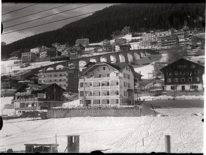 Santé publique: lutte contre la tuberculose (LVT), bâtiment dit Belmont à Leysin.