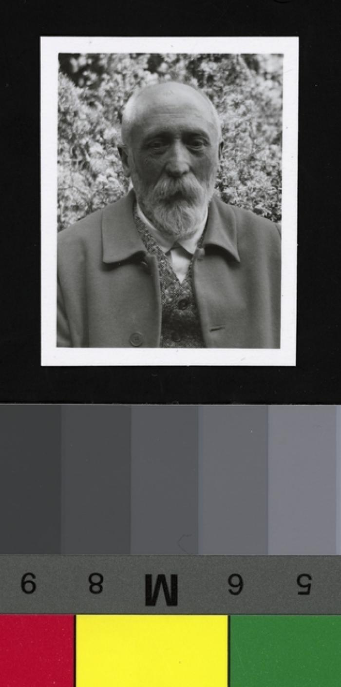 Portrait en buste du docteur Eugène Olivier, âgé.