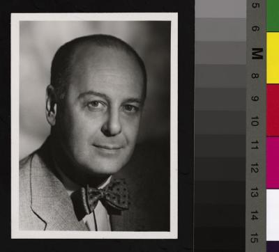 Portrait du Prof. Bernardo Streiff.