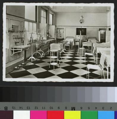 Photographie de la salle de matérnité de Lausanne.